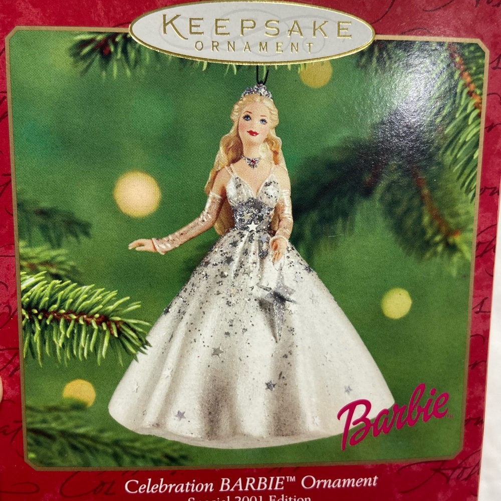 Celebration Barbie Ornament